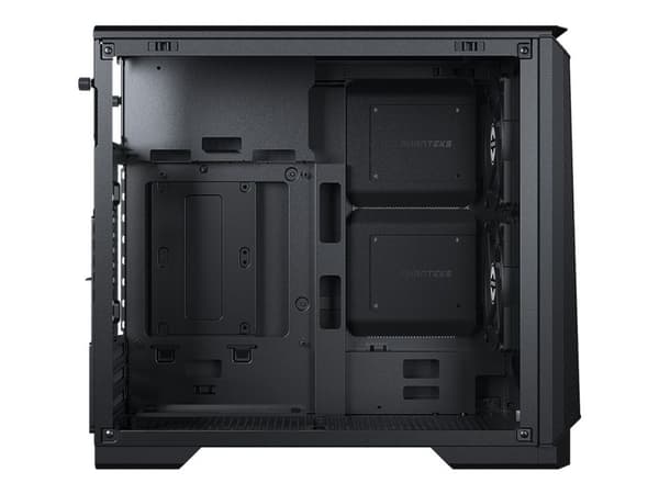 Phanteks Eclipse P200A - Mini-ITX-tårn - mini ITX - sidepanel med vindue (hærdet glas) - ingen strømforsyning - sort - USB/Lyd