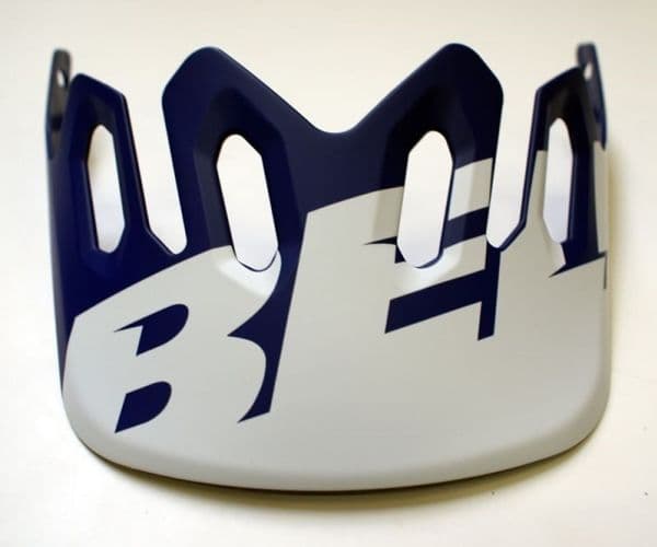 BELL Daszek Super 3R/3 matte white blue 2017