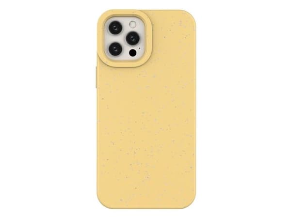 Eco case silikonfodral till iPhone 12 Pro Max - gul