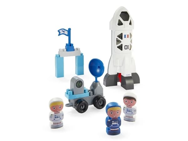 Rumskib m/figurer