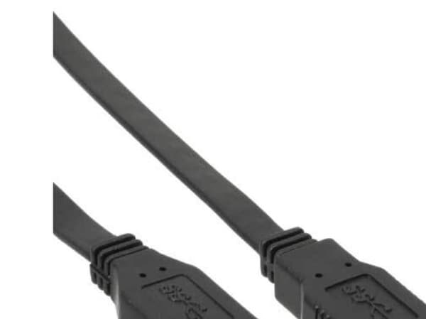 InLine 4043718178773, 5 m, USB A, USB A, USB 2.0, Hankjønn/hunkjønn, Sort