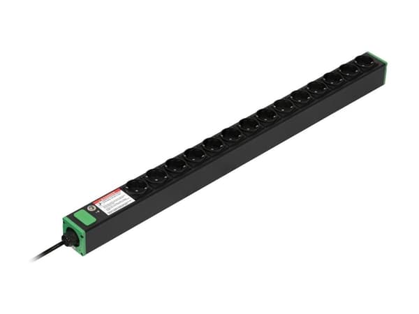 APC Easy Rack PDU Basic vertical 1-phase 3.7 kW 230 V 16 A 14 x SCHUKO sockets SCHUKO 16 A