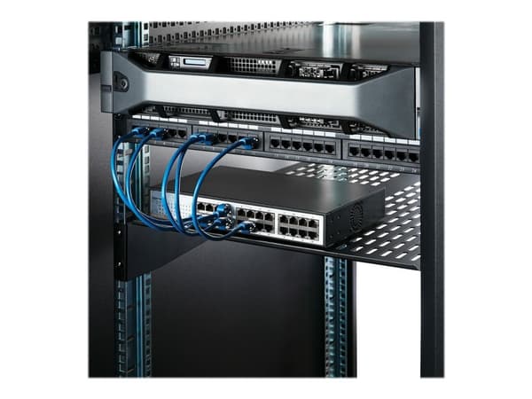 StarTech.com 1U Server Rack Shelf, 2U 22in Universal Fixed Vented Network Rack Shelf/Cantilever Tray for 19" AV/Data/Network Equipment Enclosure w/...