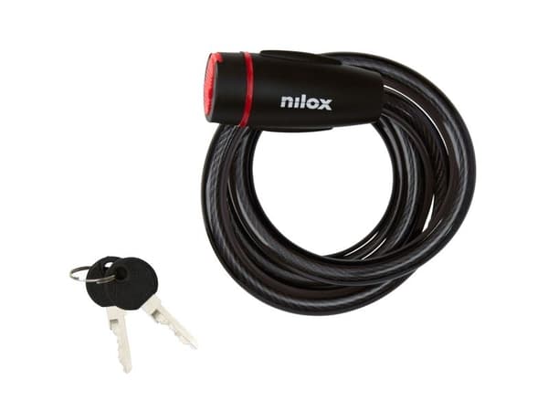 Nilox NXPLCABLELOCK, Hänglås, Svart