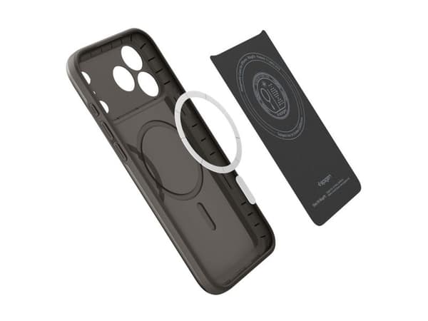 Spigen Thin Fit (MagFit), Etui, Apple, iPhone 17 Pro, 16 cm (6.3"), Mørkegrå