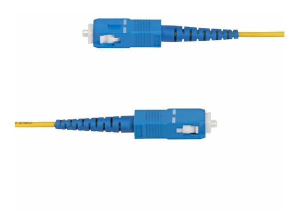 StarTech.com 3m (9.8ft) LC to SC (UPC) OS2 Single Mode Simplex Fiber Optic Cable, 9/125µm, Laser Optimized, 40G/100G, Bend Insensitive, Low Inserti...