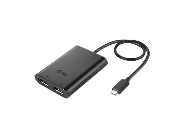 i-Tec - Dokkingstasjon - USB-C / USB4 / Thunderbolt 3 / Thunderbolt 4 - 2 x DP - Europa