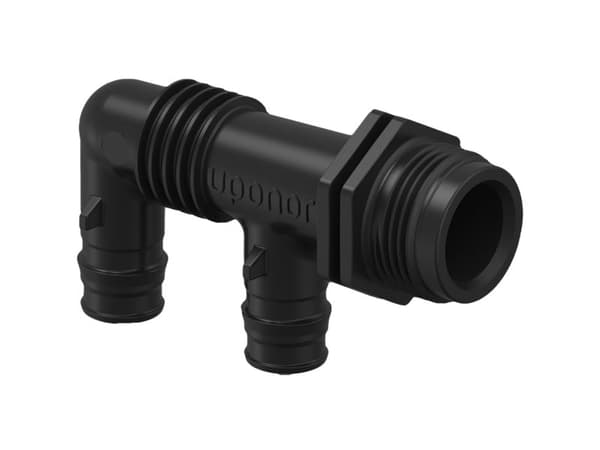 UPONOR Q&E FORDELERRØR NIPPEL PPSU G3/4"MT 2X16 C/C45+35MM