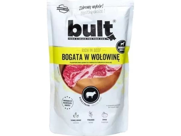BULT Karma våtfoder för hund med nöt 500 g
