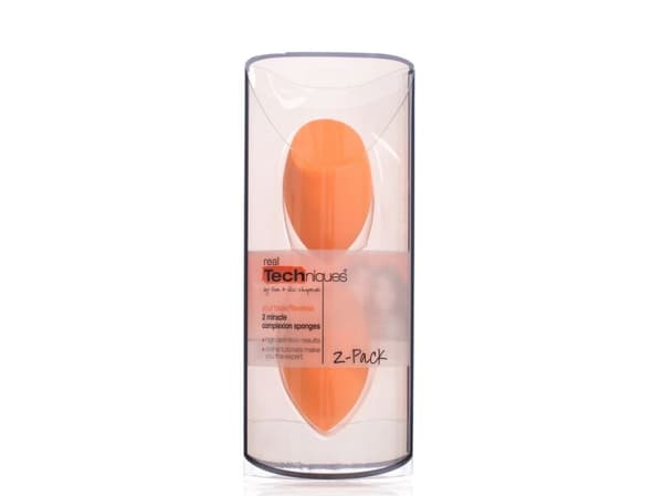 Real Techniques Miracle Complexion Makeup Sponge for Full Coverage Foundation - Pack of 2