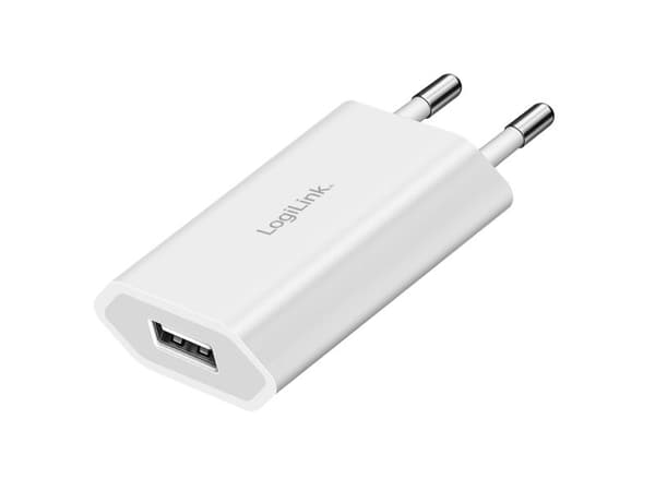LogiLink nettlader USB-A, 5W, 5V/1A, USB-A