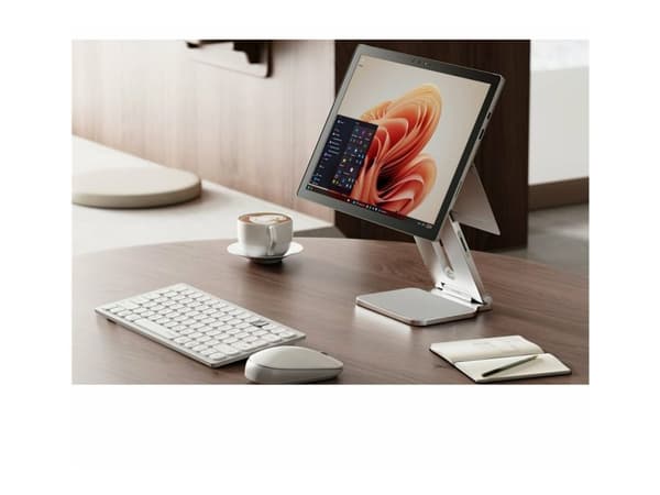 Kensington Elevated Stand for Surface - Notebookstativ - hevet - bordtopp - platina