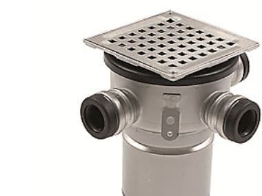 Blücher 75 mm afløbsskål til beton, med studs, lodret