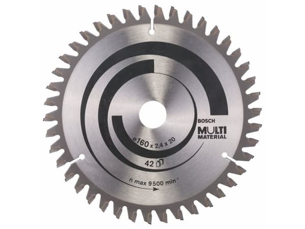 Bosch Multi Material - Sirkelformet sagblad - for multiformål - 160 mm - 42 tenner