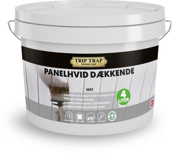 Trip Trap Panel Valkoinen läpinäkymätön, valkoinen