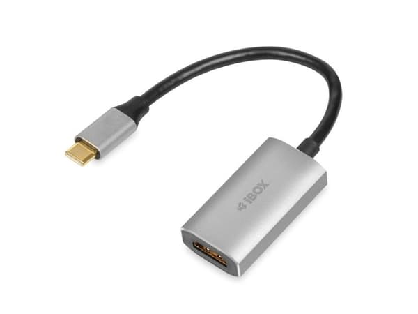 USB-C till HDMI-adapter iBOX IACF4K (grå) (iacfak)