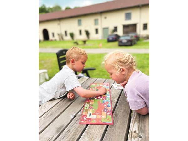 Scratch magnetiskt spel Ges med spinner dinosaurier