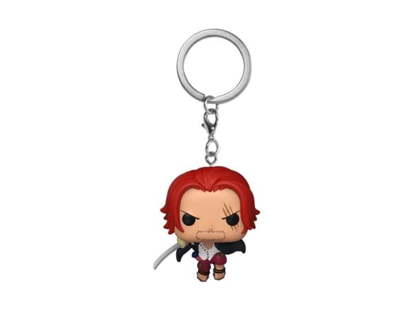 FUNKO POP! nyckelring: One Piece - Shanks 10 cm