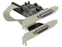 Delock PCI Express Card 2 x Parallel - Parallell adapter - PCIe - parallell - 2 portar