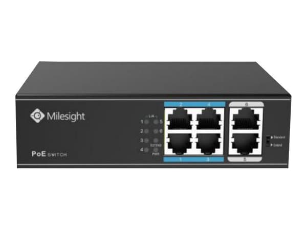 Milesight IoT 4-portars PoE-switch MS-S0204-EL