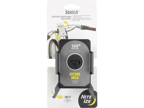 Dunlop Squeeze – roterbart mobiltelefonholder til sykkel