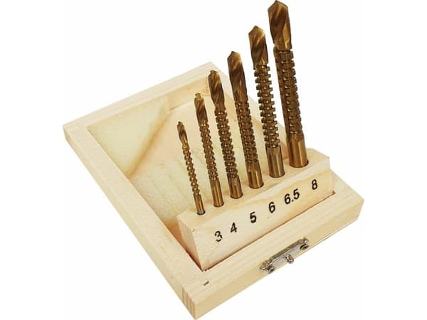 Borrsats SILVER frässlipsatser 3–8 mm 6 st