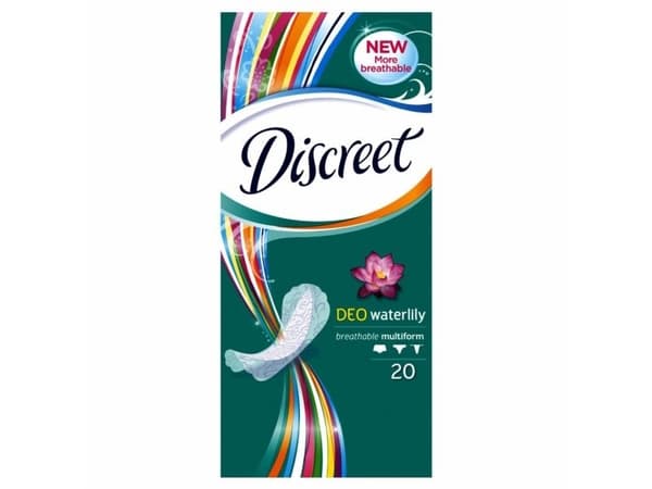 Discreet Waterlily Multiform hygieninsatser 20 st.