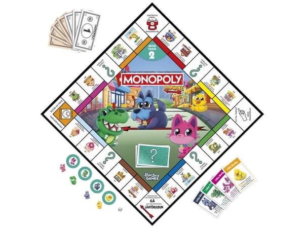 Monopoly Junior 2-i-1 Refresh SE/FI