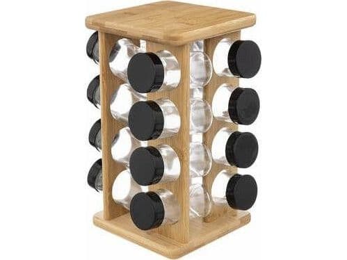 5five kryddburkar set i bambu – 17 delar