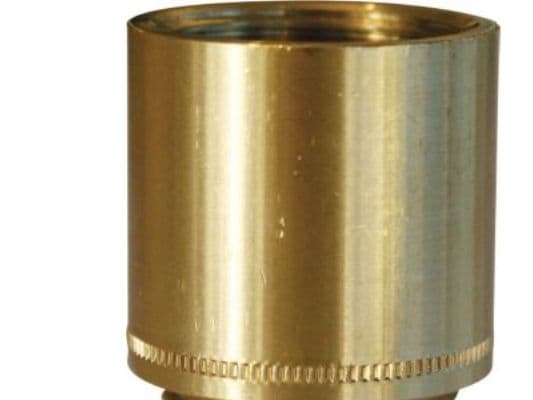 Csslr Plus röd mässing kranförlängning 1/2" x 20 mm