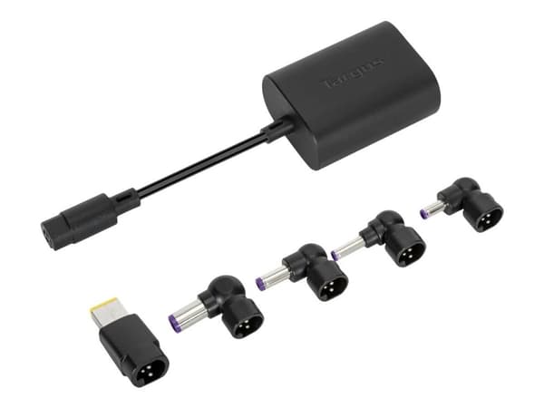 Targus USB-C Legacy Power Adapter Set, USB-C, universal, Musta