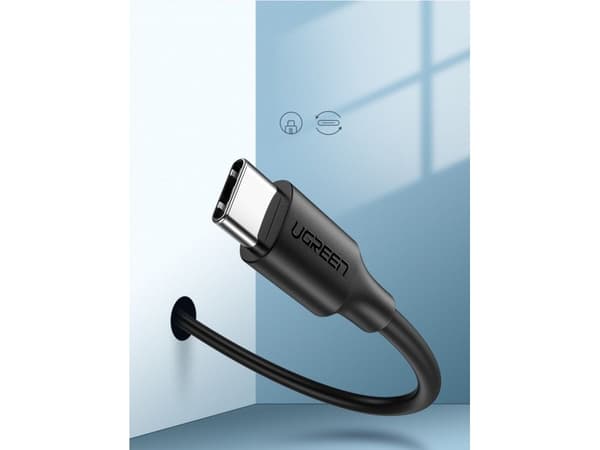USB til USB-C-kabel UGREEN 0,5m (svart)