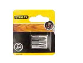Stanley STA61023-XJ, 3 styck, Phillips, PH1/2/3, 25 mm, Hexagonal