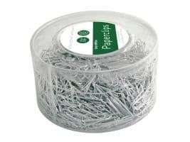 Pappersklipp, 26 mm, silver, 500 g