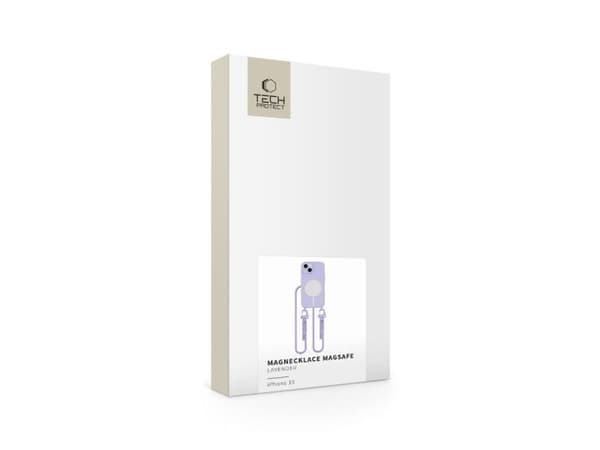 Tech-Protect MagNecklace MagSafe iPhone 15-etui - Lavendel