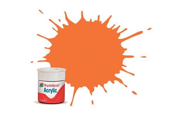 Acrylfärg orange 14 ml - Klar ersättning