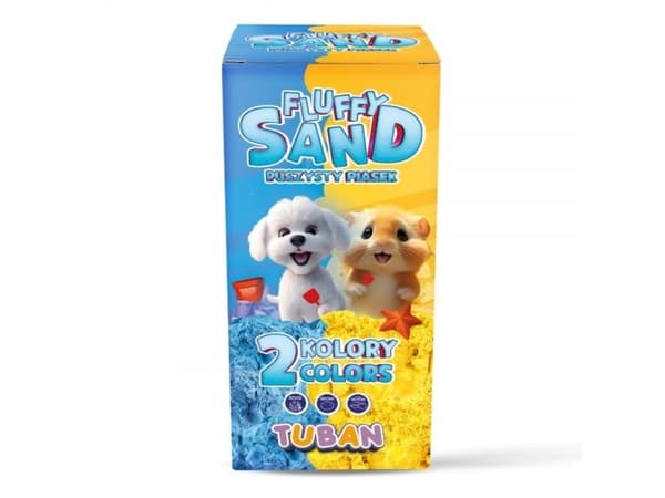 TUBAN Sand Fluffy - blå og gul