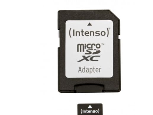 Intenso Premium - Flashminnekort (microSDXC til SD-adapter inkludert) - 64 GB - UHS Class 1 / Class10 - microSDXC UHS-I