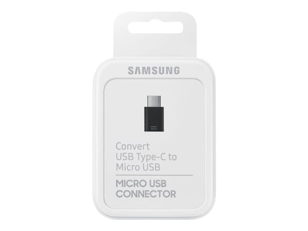 Samsung USB Typ-C ja Micro-USB -sovitin EE-GN930 Musta - Bulkware
