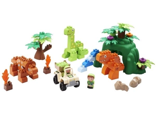 ECOIFFIER Dinoland med fordon & figurer