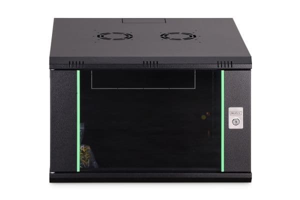 DIGITUS Dynamic Basic DN-19 07U-6/6-EC-SW - Rack skåp - väggmontering - RAL 9005 - 7U - 19"