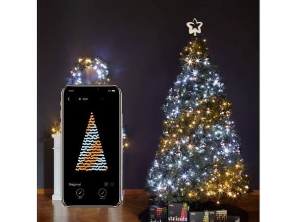 Twinkly Strings Gold Edition 250 LEDs AWW - 20 meter/250 lys