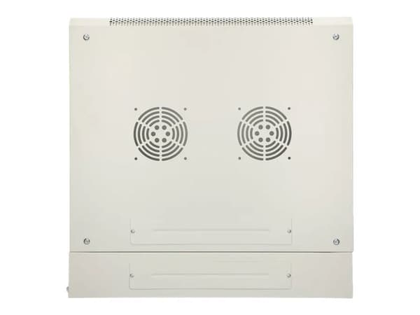 Extralink AZH - Rack skåp - svängtyp - väggmontering - grå - 12U - 19"