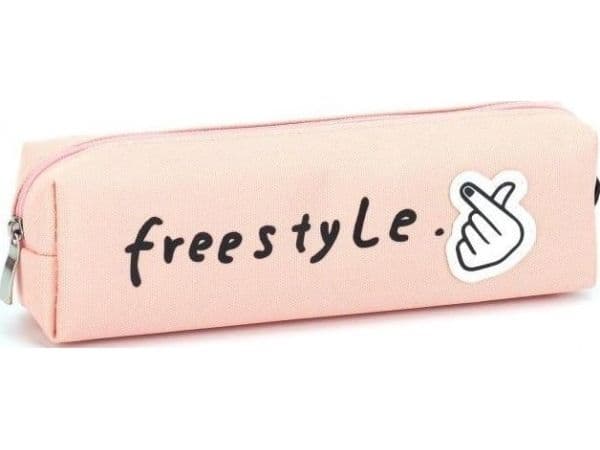 Penalhus liten Freestyle rosa