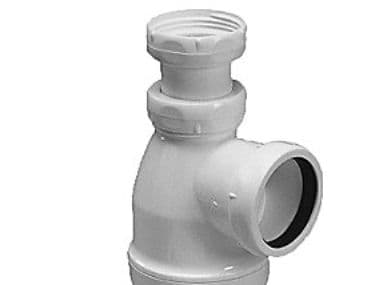 1 1/4" x 32 mm Vit plastlås för vattenledning