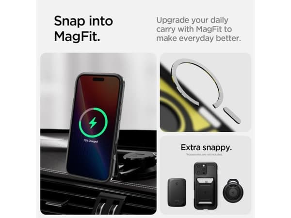 Spigen iPhone 16 Pro Max Case, Apple iPhone 16 Pro Max, Sort