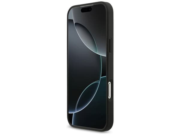 Guess Grained Big 4G &amp; Classic Logo case for iPhone 17 Pro Max - black