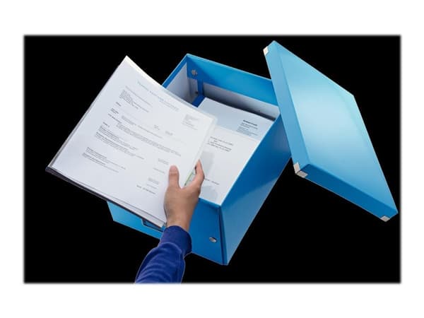 Leitz Click & Store - Förvaringsbox - för A4 (210 x 297 mm) - blå-metallic