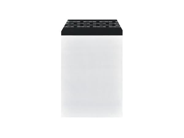 Fraktpåsar PE vit 190x250mm 100 st/pack - (100 x 5 förpackningar)