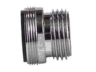 Förkromad övergångsnippel 24 mm x 1/2"
